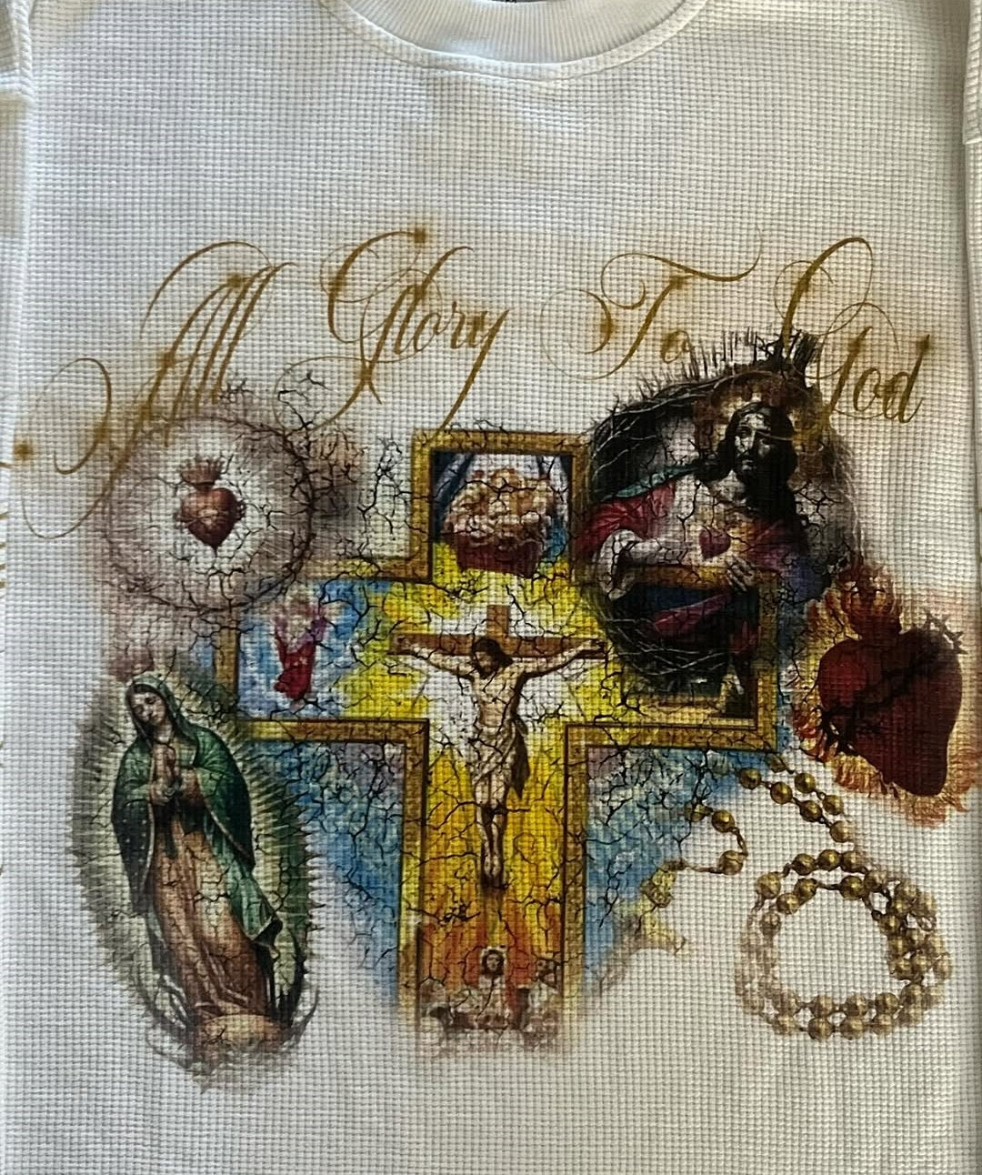 “GLORY TO GOD” SWEATER