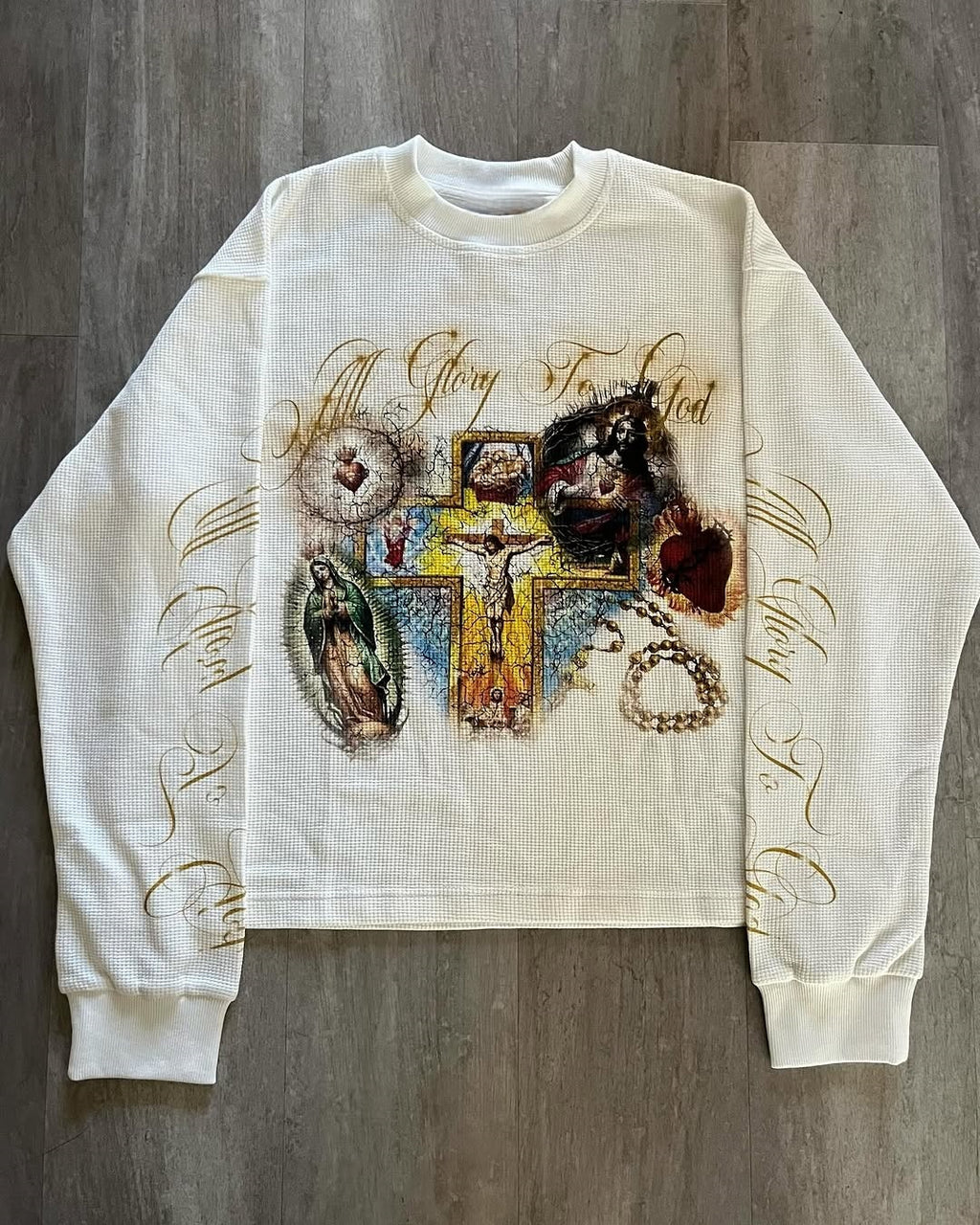 “GLORY TO GOD” SWEATER