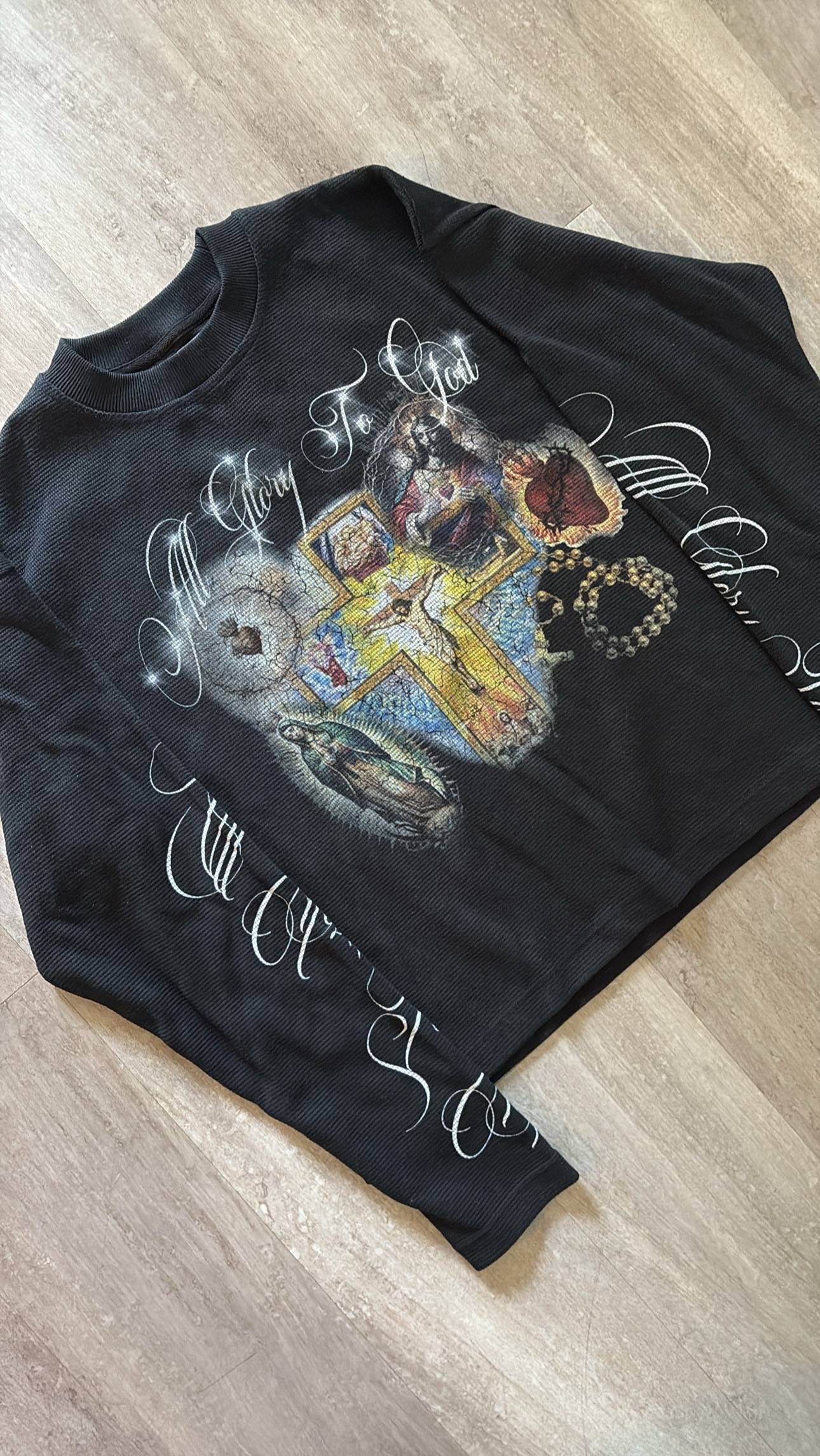“GLORY TO GOD” SWEATER